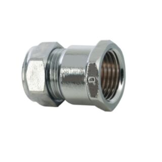 15mmx1/2 COMPRESSION FI Straight ADAPTOR C/P