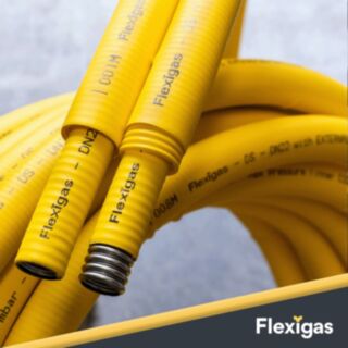 FLEXIGAS SINGLE COVER 15MM FLEXIBLE GAS PIPE 15M BOX