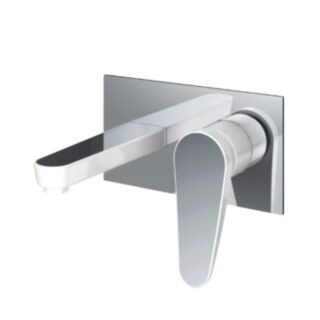 BRISTAN CLARET WALL MOUNTED BATH FILLER WHITE