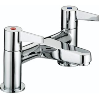 BRISTAN DESIGN UTILITY LEVER BATH FILLER CHROME