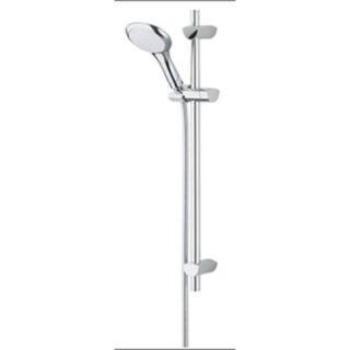 BRISTAN EVO SHOWER KIT WITH LARGE SINGLE FUNCTION HANDSET AND 2M HOSE CHROME PLATED