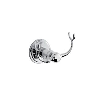 BRISTAN TRADITIONAL WALL OUTLET HANDSET CRADLE WITH ROUND BEVELLED PLATE CHROME