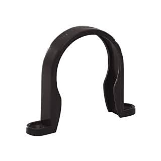 POLYPIPE 50MM SOLV-WELD ABS PIPE CLIP BLACK - WS65B