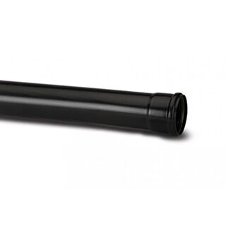 3MTR PVCU 110MM PIPE SINGLE SCKT BLACK - SP430B