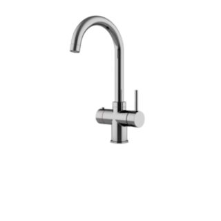 CHROME PLATED SWAN NECK BOILING WATER TAP