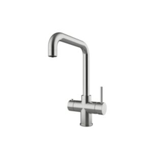 BRUSHED NICKEL PLATED SQUARE NECK BOILING WATER TAP